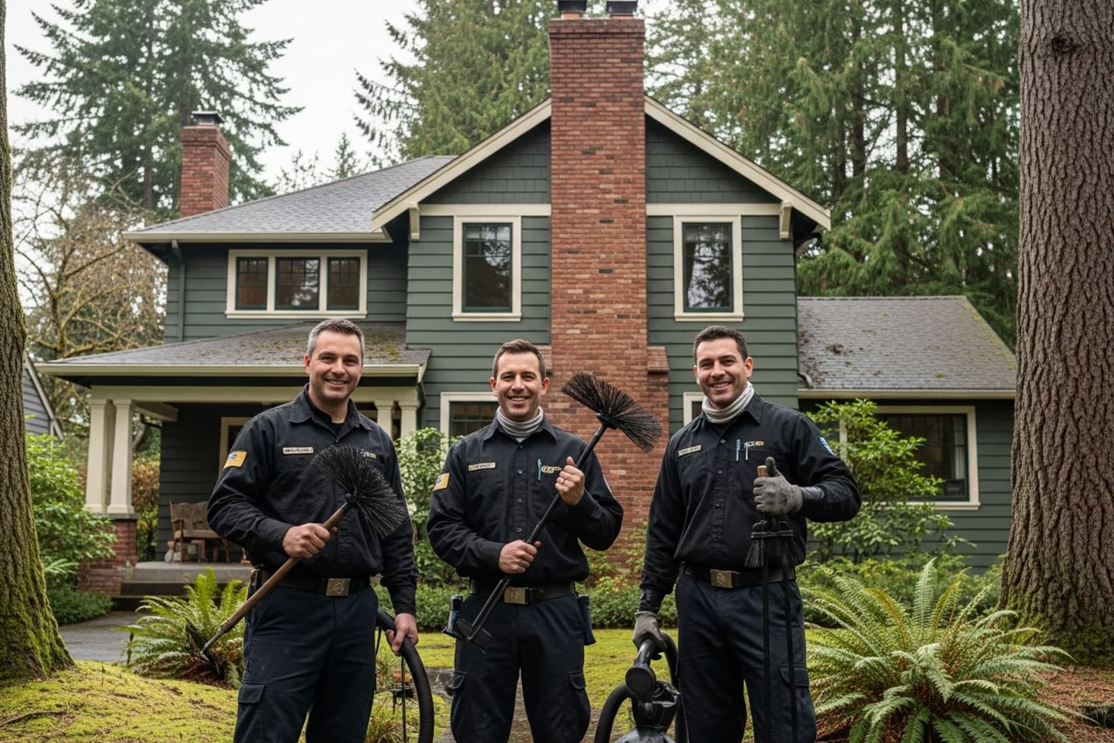 The local chimney sweep crew serving Renton, WA