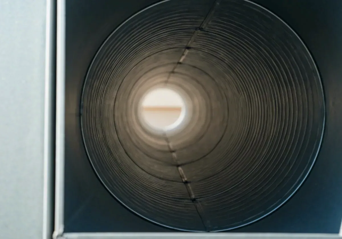After — air duct cleaning: Dust-packed supply ducts cleaned out for honest airflow and cleaner air.